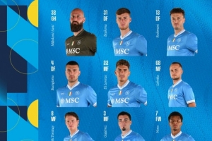 那不勒斯vs亚特兰大首发：霍伊伦、麦克托米奈出战