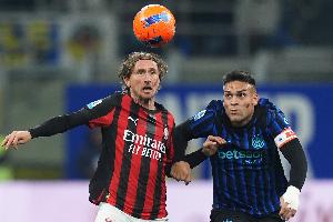 40岁75天！莫德里奇是参加米兰德比年龄第五大的球员