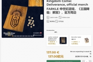 《天国拯救2》天价骰子遭玩家吐槽：150美元就买几个骰子和木板?