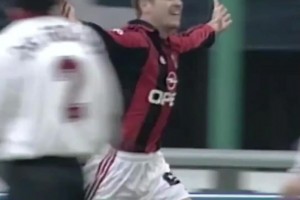 空霸比埃尔霍夫！头球可以顶出弧线，98-99赛季米兰夺冠功臣！