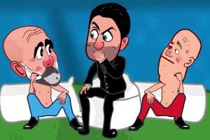 外网动画恶搞：阿尔特塔对昨晚的结果笑到肚子疼！