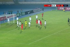 头球爆扣！张君豪底线传中，赵松源破门